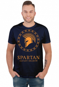 T-shirt granatowy Spartan Zapasy Kraków