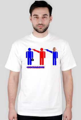 Korwin FUCK Socialsm T-Shirt Męski