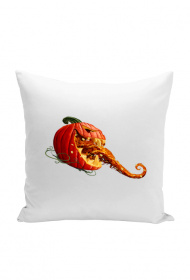 Monster pumpkin pillow