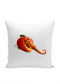 Monster pumpkin pillow