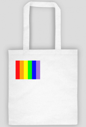 rainbow lgbt tote bag