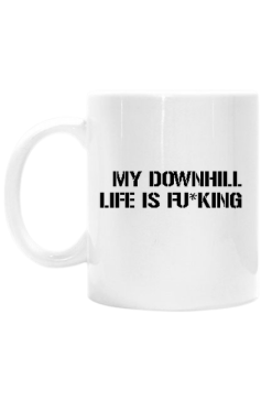 KUBEK WHITE MY DOWNHILLL LIFE IS FU*KING