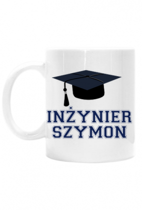 Kubek Inżynier z imieniem Szymon