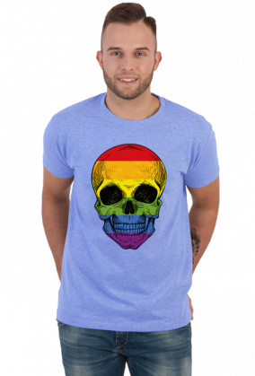 Man T shirt skull