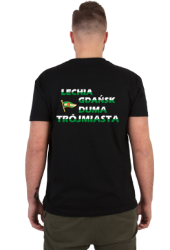 Koszulka Lechia Gdańsk duma trójmiasta nadruk tył