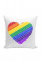 Poduszka kolorowe serce