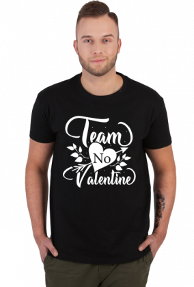 Koszulka Team no valentine antywalentynki