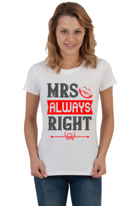 Mrs always right koszulka