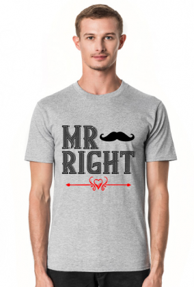 Mr Right - koszulki dla par