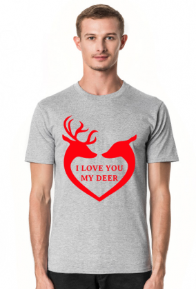 Koszulka I love you my deer