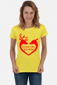 I love you my deer koszulka damska