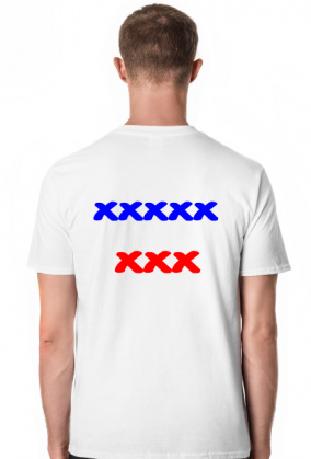 XXXXX XXX T-Shirt Koszulka Dla Dorosłych Kolor