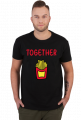 Koszulki dla par Better together keczup i frytki 1