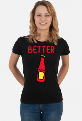 Koszulki dla par keczup i frytki better together