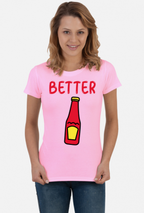 Koszulki dla par keczup i frytki better together