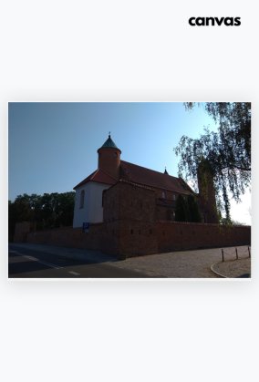 Klasztor na płótnie