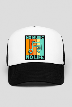 NO MUSIC NO LIFE czapka TRACKER
