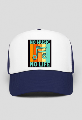 NO MUSIC NO LIFE czapka TRACKER