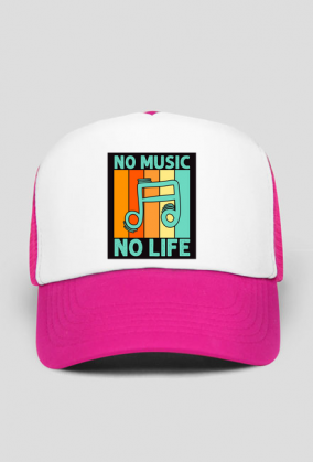 NO MUSIC NO LIFE czapka TRACKER