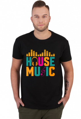 HOUSE MUSIC koszulka męska