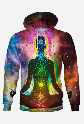 BLUZA MĘSKA CHAKRA Z KAPTUREM