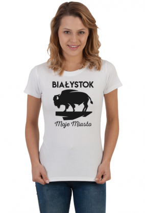 Koszulka damska Białystok Moje miasto