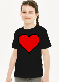 Koszulka dziecieca z nadrukiem T-shirt Serce