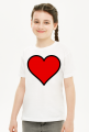 Koszulka dziecieca z nadrukiem T-shirt Serce