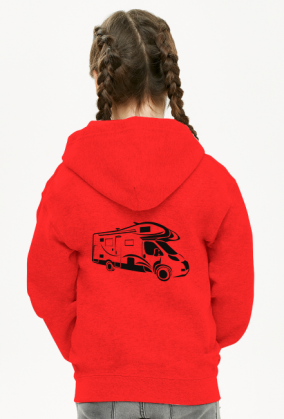 Bluza Kamper z kapturem Kemping, Camping 4 Kids