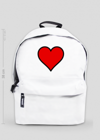 Walentynkowy plecak maly Serce
