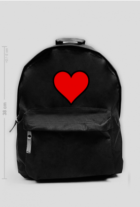 Walentynkowy plecak maly Serce