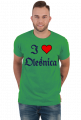 T-shirt koszulka z krotkim rekawem I love Olesnica