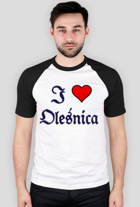Koszulka baseball I love Olesnica