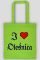 Bawelniana torba eco I love Olesnica