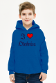 Dziecieca bluza z kapturem unisex I love Olesnica