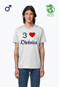 Meska koszulka eko I love Olesnica