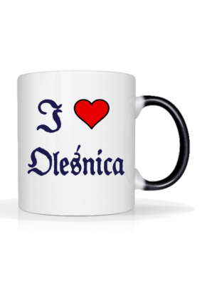 Magiczny kubek I love Olesnica