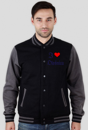 Meska bluza college I love Olesnica