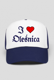 Czapka z daszkiem I love Olesnica