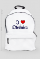 Duzy plecak I love Olesnica