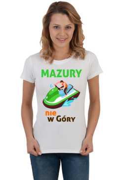 Koszulka damska Mazury nie w góry