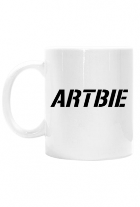 Kubek z napisem ARTBIE