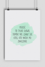 Plakat A1 MIŁOŚĆ