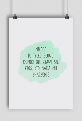Plakat A1 MIŁOŚĆ