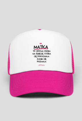 Czapka z daszkiem Dzień Matki cytat