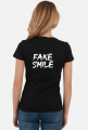 Koszulka Damska Czarna - FAKE SMILE