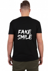 Koszulka Męska Czarna - FAKE SMILE