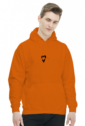 Bluza z kapturem ,,serce''