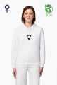 Bluza z kapturem ,,serce''