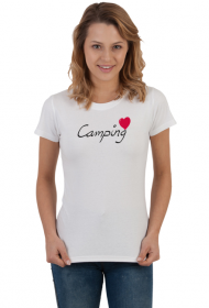 T-Shirt serce kemping, camping 3